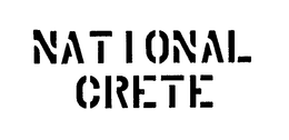 NATIONAL CRETE trademark