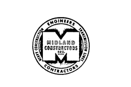 MIDLAND CONSTRUCTORS INC. ENGINEERS CONTRACTORS TRANSMISSION LINES HEAVY CONSTRUCTION trademark