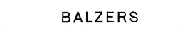 BALZERS trademark