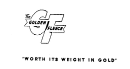 GF THE GOLDEN FLEECE "WORTH ITS WEIGHT IN GOLD" trademark