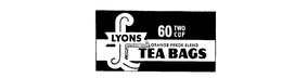 LYONS TEA BAGS ORANGE PEKOE BLEND L trademark