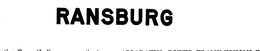 RANSBURG trademark