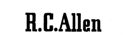 R.C. ALLEN trademark