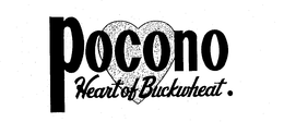POCONO HEART OF BUCKWHEAT. trademark
