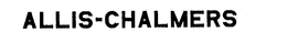 ALLIS-CHALMERS trademark