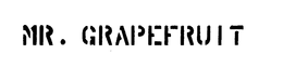 MR. GRAPEFRUIT trademark