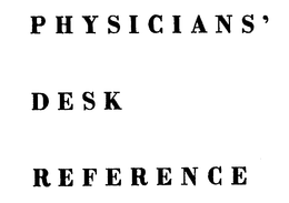 PHYSICIANS DESK REFERENCE trademark