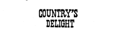 COUNTRY'S DELIGHT trademark