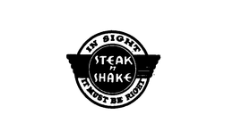 STEAK N SHAKE IN SIGHT IT MUST BE RIGHT trademark