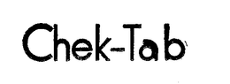 CHEK-TAB trademark