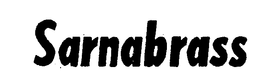 SARNABRASS trademark