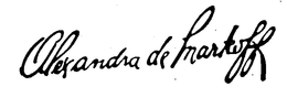 ALEXANDRA DE MARKOFF trademark