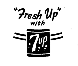 "FRESH UP" WITH 7 UP trademark