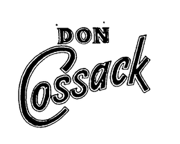 DON COSSACK trademark