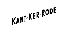 KANT-KER-RODE trademark