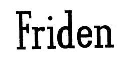 FRIDEN trademark