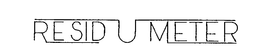 RESID U METER trademark