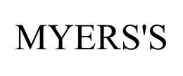 MYERS'S trademark