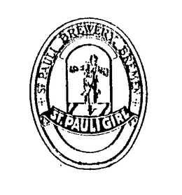 ST. PAULI BREWERY BREMEN ST. PAULI GIRL trademark