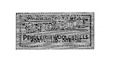 WARRANTED TO BE A "PENDLETON" PENLETON WOOLEN MILLS PORTLAND OREGON trademark