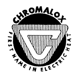 CHROMALOX FIRST NAME IN ELECTRIC HEAT trademark