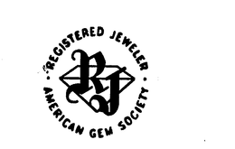 RJ REGISTERED JEWELER AMERICAN GEM SOCIETY trademark