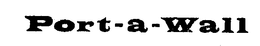 PORT-A-WALL trademark