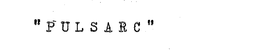 "PULSARC " trademark
