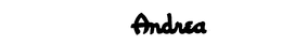 ANDREA trademark