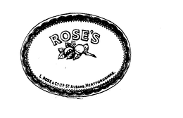 ROSE'S L. ROSE AND CO. LTD. ST. ALBANS HERIFORDSHIRE trademark