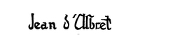 JEAN D'ALBRET trademark
