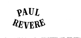 PAUL REVERE trademark