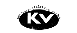 KV THE FINEST YOU CAN BUY trademark