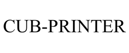 CUB-PRINTER trademark