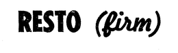 RESTO (FIRM) trademark