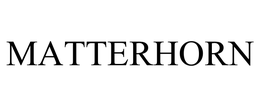 MATTERHORN trademark