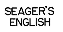 SEAGER'S ENGLISH trademark