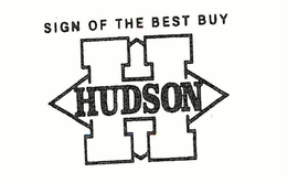 SIGN OF THE BEST BUY HUDSON H trademark
