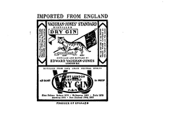 VJ DRY GIN EDWARD VAUGHN-JONES LONDON E.C. VAUGHN-JONES STANDARD trademark