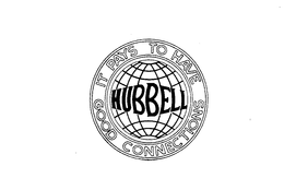 HUBBELL IT PAYS TO HAVE GOOD CONNECTIONS trademark