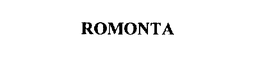 ROMONTA trademark