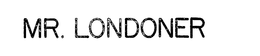 MR. LONDONER trademark