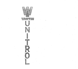 W WHITIN UNITROL trademark
