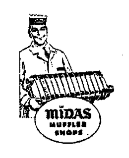 MIDAS MUFFLER SHOPS trademark