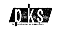 PKS PATIENT KARD SYSTEM BY DEBS HOSPITAL SUPPLIES, INC. trademark
