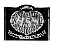 HSS H SICHEL SONNE MAINZARH EST D 1857 PRODUCT OF GERMANY BOTTLED AND SHIPPED BY trademark