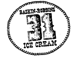 BASKIN-ROBBINS 31 ICE CREAM trademark