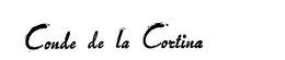 CONDE DE LA CORTINA trademark