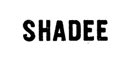 SHADEE trademark