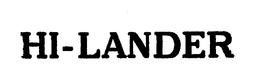 HI-LANDER trademark